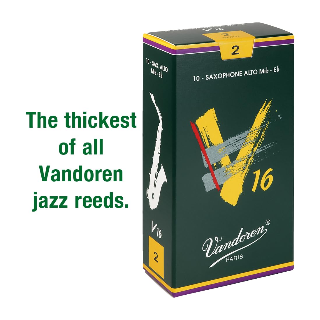 Vandoren V16 サックスリード 2½ と 3 セット 70726f647563742f526565642f5361